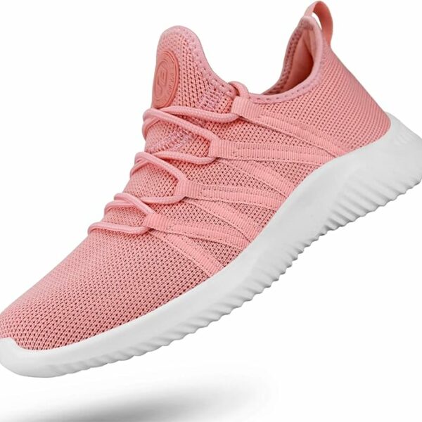 Feethit Womens Slip On Running Shoes Non Slip Walking Shoes Lightweight Gym Workout Shoes Breathable Fashion Sneakers