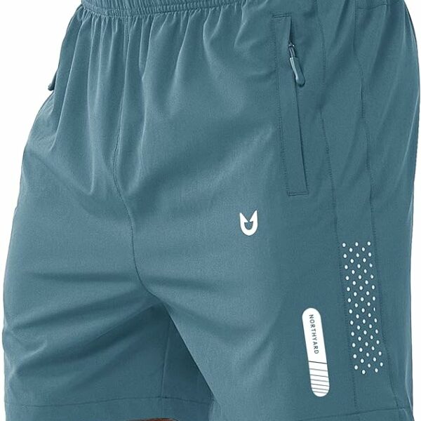 NORTHYARD Men's Athletic Running Shorts Quick Dry Workout Shorts 7"/ 5"/ 9" Lightweight Sports Gym Basketball Tennis Hiking
