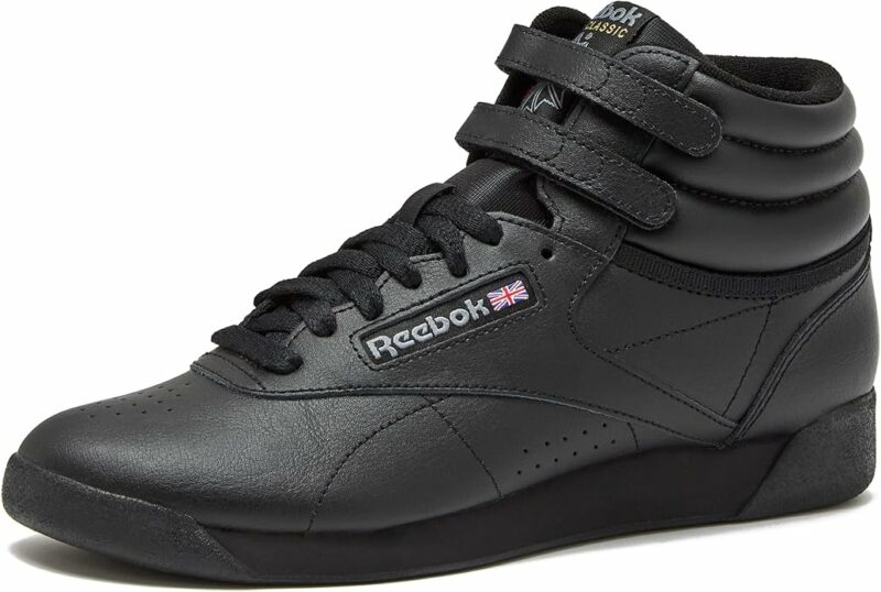 Reebok Women's Freestyle Hi High Top Sneakers for Women, Black or White Basketball and Tennis Shoes Womens Size 5-12 - Image 2