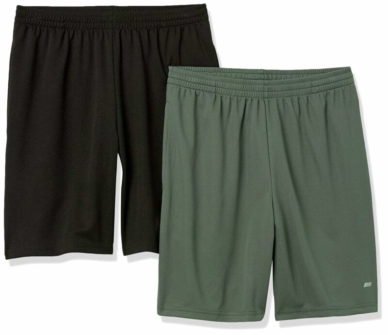 Amazon Essentials Men's Performance Tech Loose-Fit Shorts (Available in Big & Tall), Pack of 2