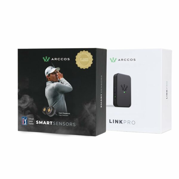 Arccos Smart Sensors Bundle - Gen 4 Smoke Sensors, Link Pro & 1st Year's Membership