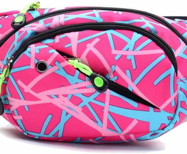 Ausion Fanny Pack Waist Bag for Men&Women Adjustable Belt Hip Bum Bag Fashion Water Resistant Hiking Waist Bag for Traveling Casual Running Hiking Cycling