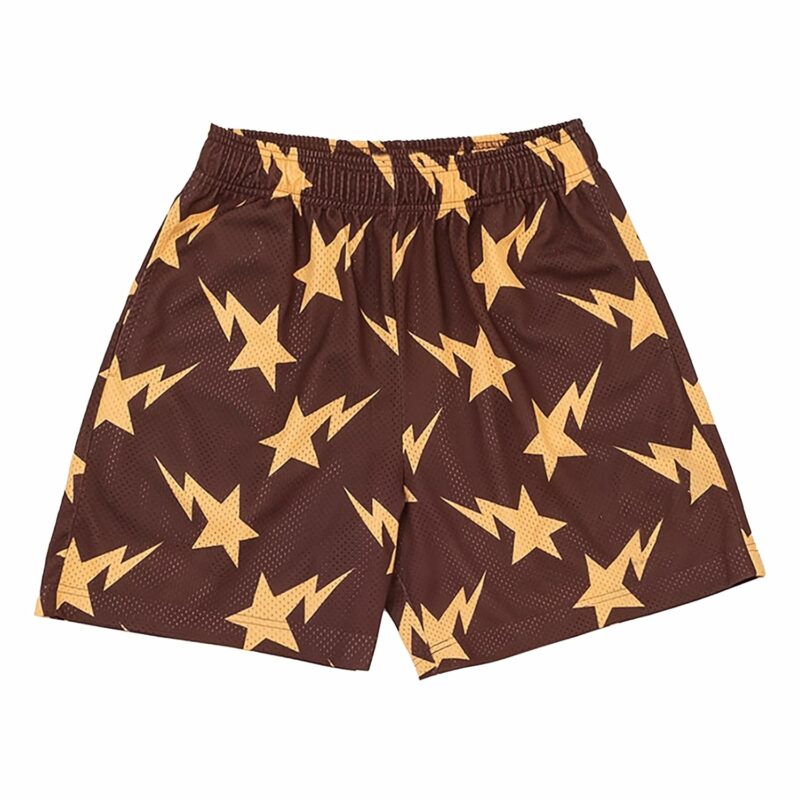 BOOMLEMON Mens Mesh Graphic Print Shorts Casual Workout Cool Shorts Gym Basketball Running Short Pants