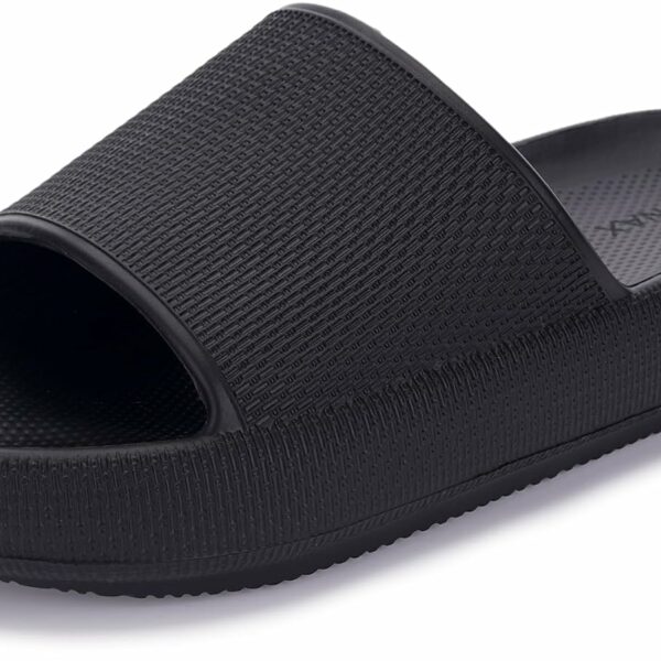 BRONAX Pillow Slippers for Women and Men | House Slides Shower Sandals | Cushioned Thick Sole