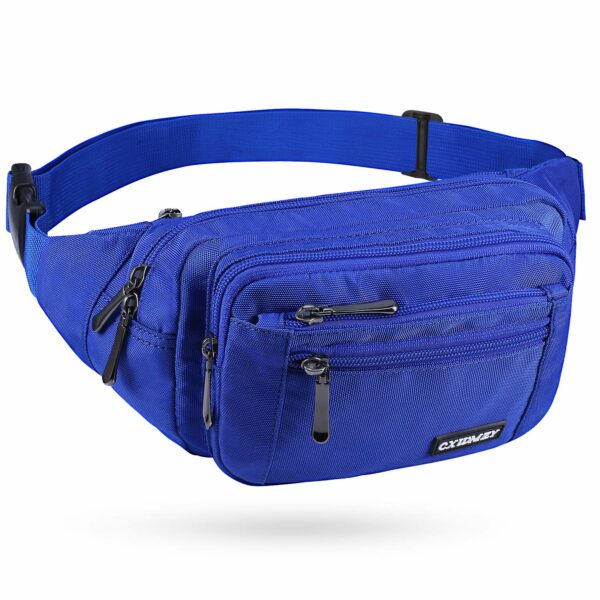 CXWMZY Fanny Packs For Women & Men Waist Pack Hip Bum Bag with Multi-Pockets Large Capacity Waterproof Casual Bum Bag for Disney Traveling Casual Cycling Running Hiking