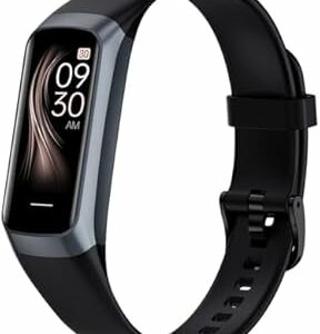Fitness Tracker with 24/7 Blood Oxygen Heart Rate and Sleep Monitor,IP68 Waterproof,1.10''AMOLED Touch Color Screen,Step Counter Health Activity Trackers for Women Men