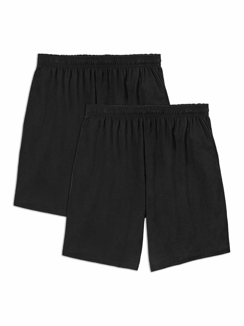 Fruit of the Loom Men's Eversoft Cotton Shorts with Pockets (S-4XL)
