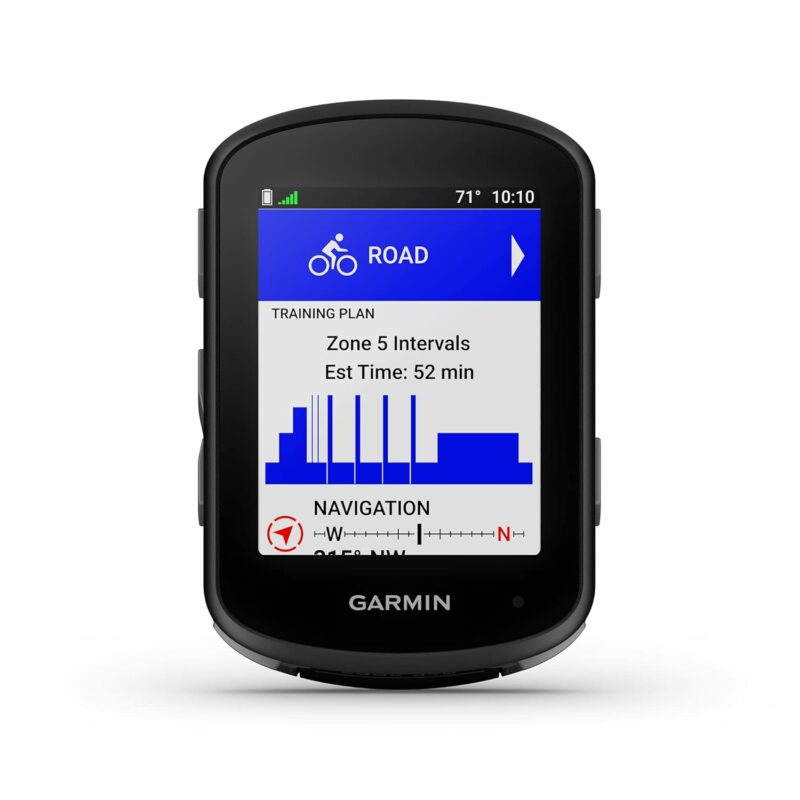 Garmin Edge 540 Solar, Solar-Charging GPS Cycling Computer with Button Controls