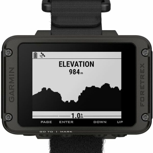 Garmin Foretrex 801, Wrist-Mounted GPS Navigation with Strap, Upgraded Multi-Band GNSS, Longer Battery Life