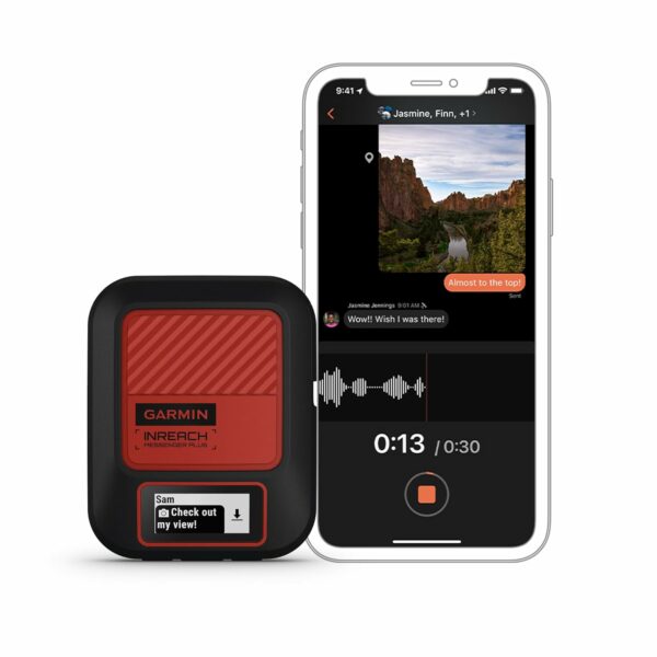 Garmin inReach® Messenger Plus, SOS Satellite Communicator with Photo, Text & Voice Messaging Without Cell Service, Long Battery Life, Durable, Temperature-Resistant,...