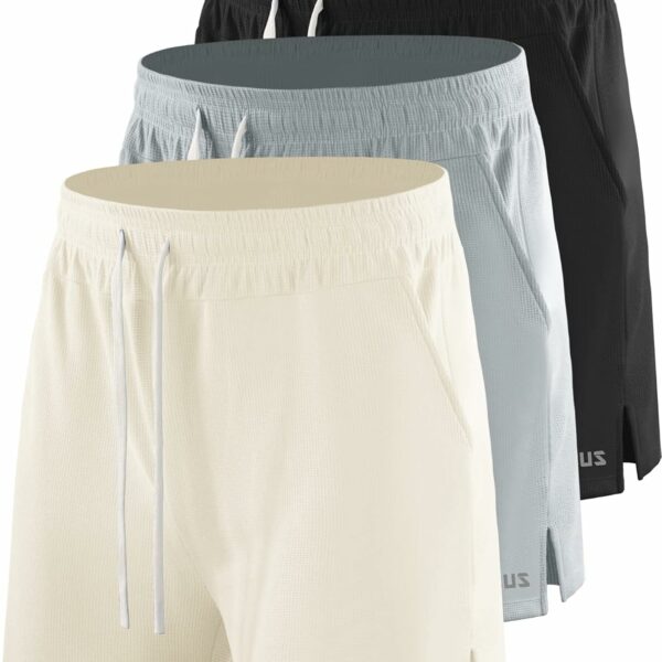NELEUS Men's 7 inch Running Shorts Athletic Gym Workout Shorts with Pockets