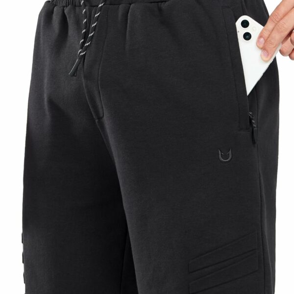 NORTHYARD Men's Athletic Running Shorts Cotton Casual Shorts with Zipper Pockets 7" Workout Gym Sweat Shorts