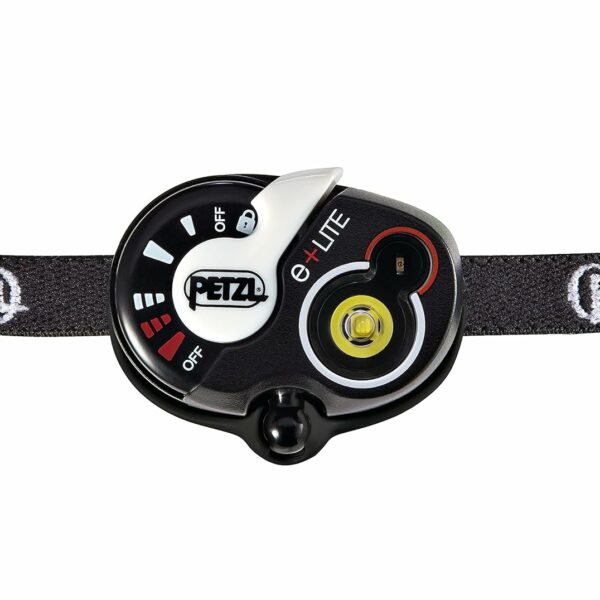 PETZL E+LITE Headlamp - Ultra-Compact Emergency 50 Lumen Headlamp, Designed for Hiking, Climbing, Running, and Camping