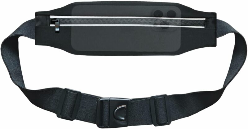 Running Belt Fanny Pack, Slim Runners Waist Pack for Men & Women [Fits ALL Phones], Money Belt, Reflective Running Gear Accessories Fitness Phone Holder for Exercise Marathon...