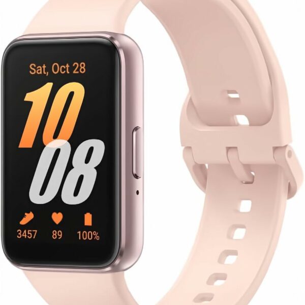 SAMSUNG Galaxy FIT 3 [2024] 1.6" AMOLED Display | 14 Days Battery Life | 100+ Watchfaces | 100+ Exercise Modes | International Model - (Pink)