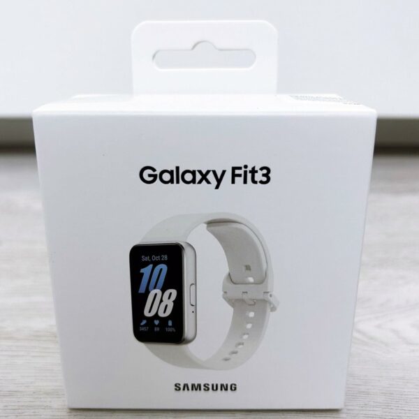 SAMSUNG Galaxy FIT 3 [2024] 1.6" AMOLED Display | Up to 13 Days of Battery Life | Over 100 Watch Faces | Over 100 Workout Modes | International Model - (Silver)