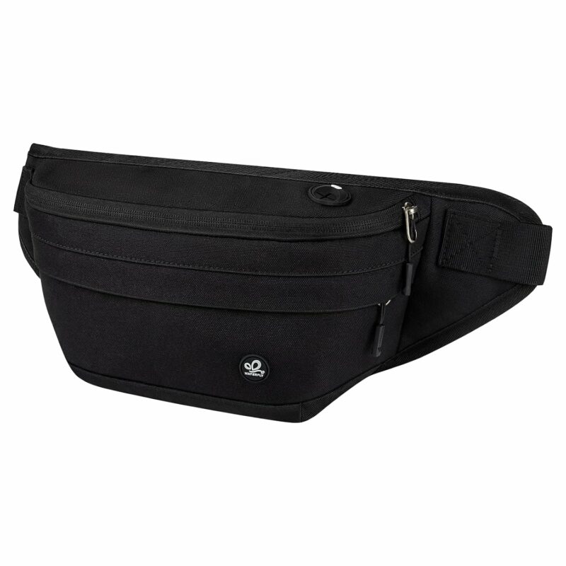 WATERFLY Fanny Pack for Men Women Water Resistant Large Hiking Waist Bag Pack Carrying All Phones for Running Walking Traveling